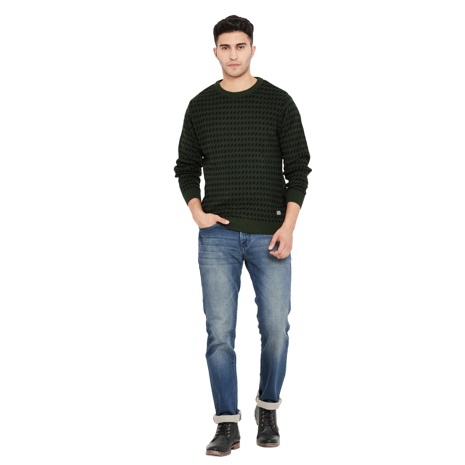 Duke Urban Men Full Sleeve Round Neck Sweater (SDS721)