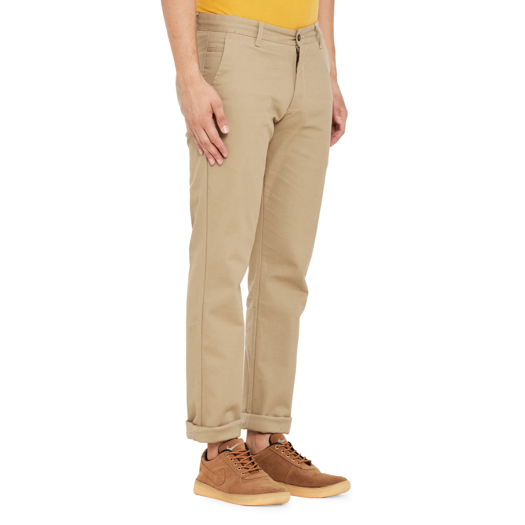 FOREVER 21 Men Peach-Coloured Cargos Trousers - Price History