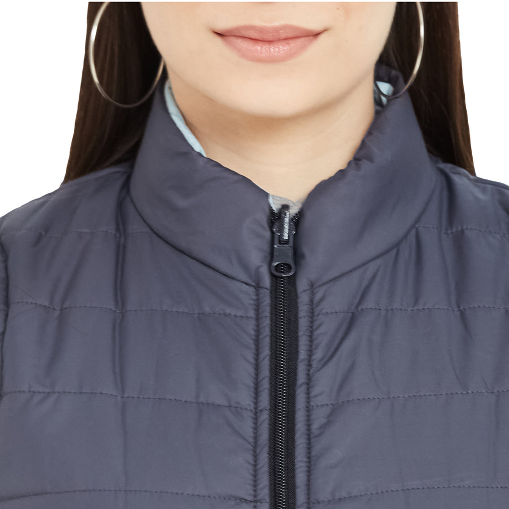 Duke Stardust Women Sleeveless Reversible Jacket (SDZ6751)