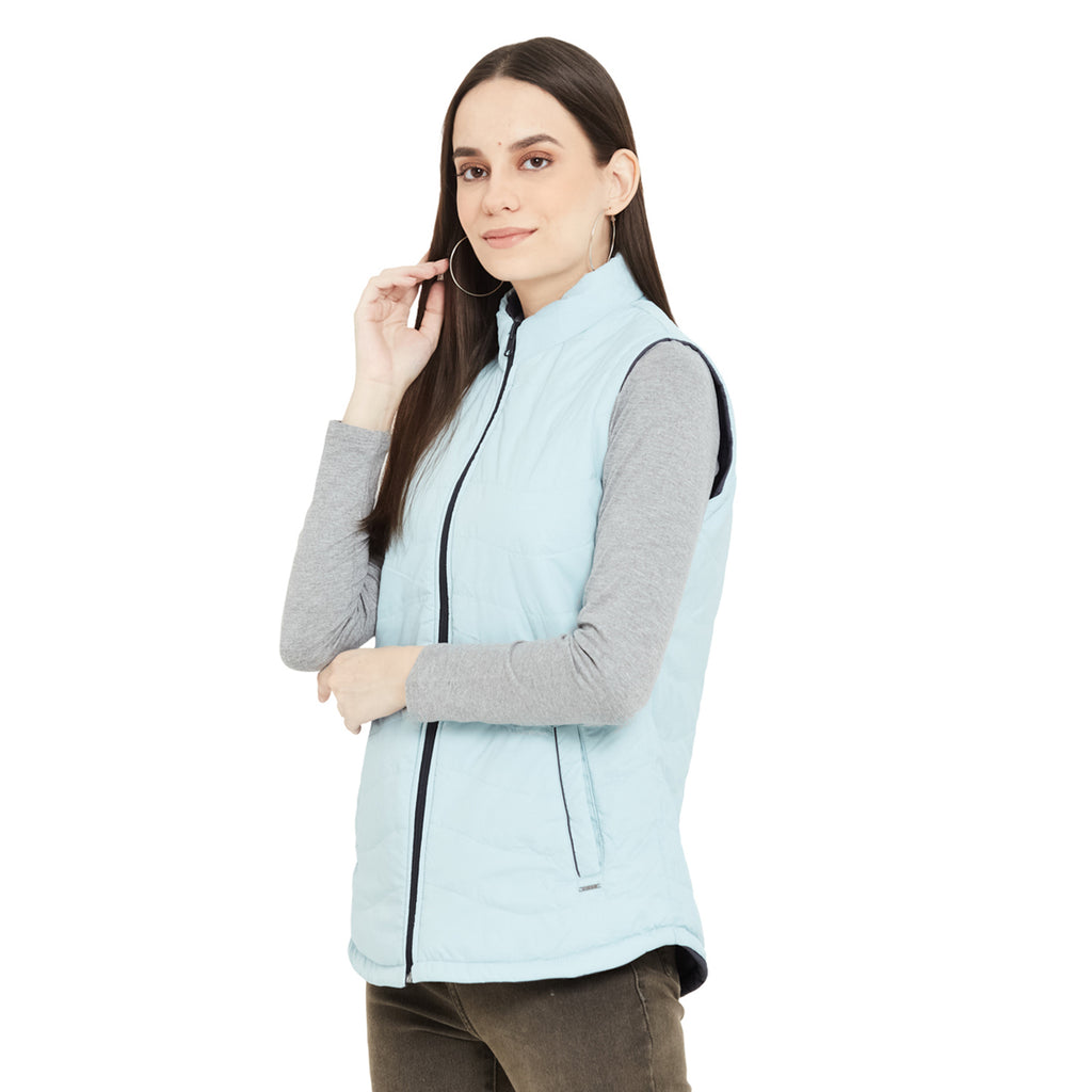 Duke Stardust Women Sleeveless Reversible Jacket (SDZ6751)