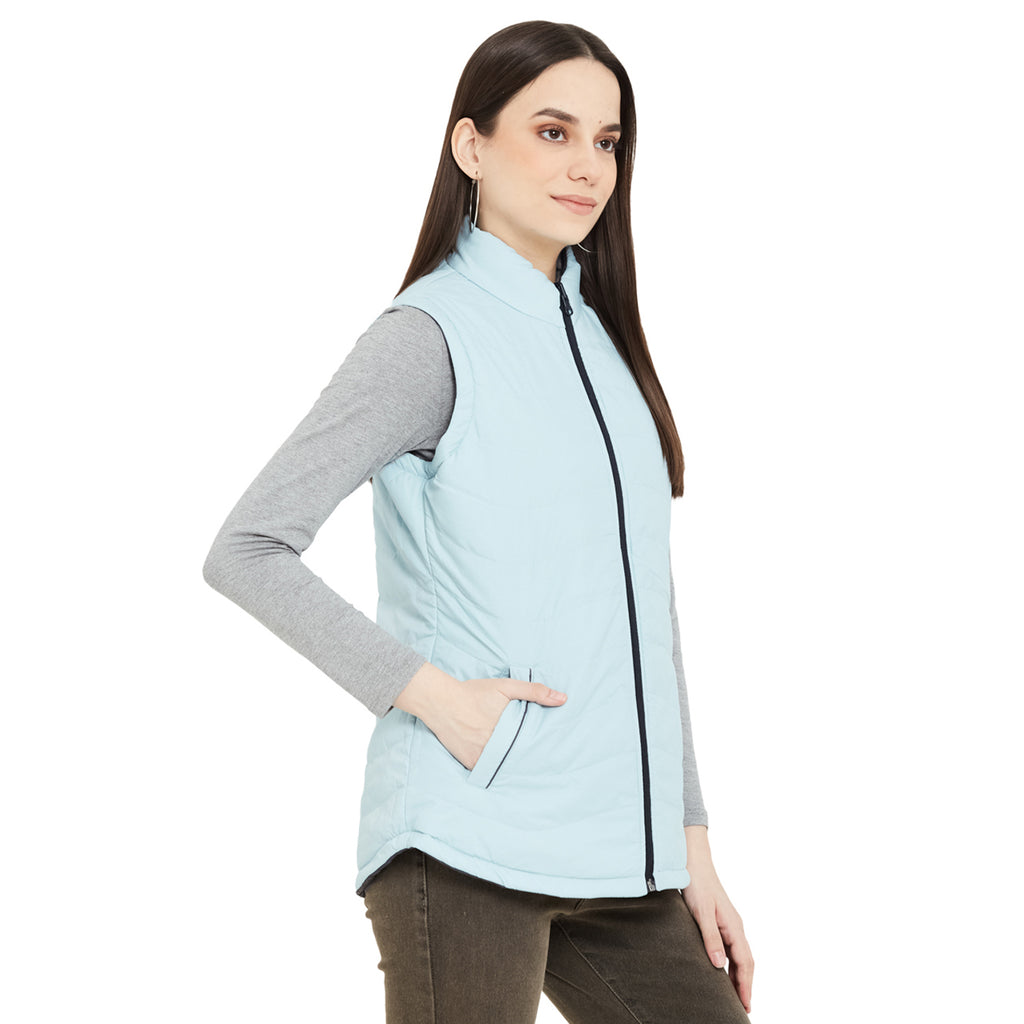 Duke Stardust Women Sleeveless Reversible Jacket (SDZ6751)