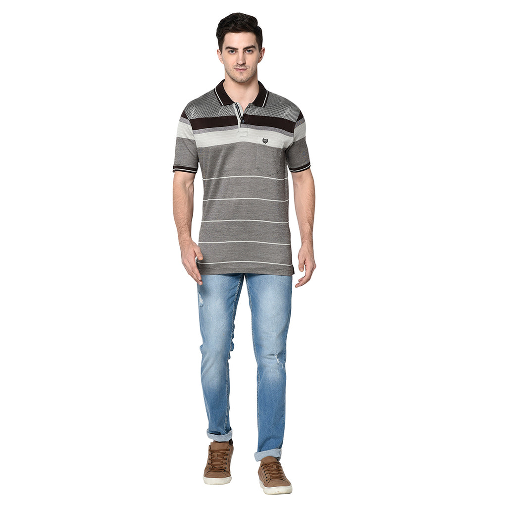 Duke Stardust Men Half Sleeve Cotton T-Shirt (LF4694)