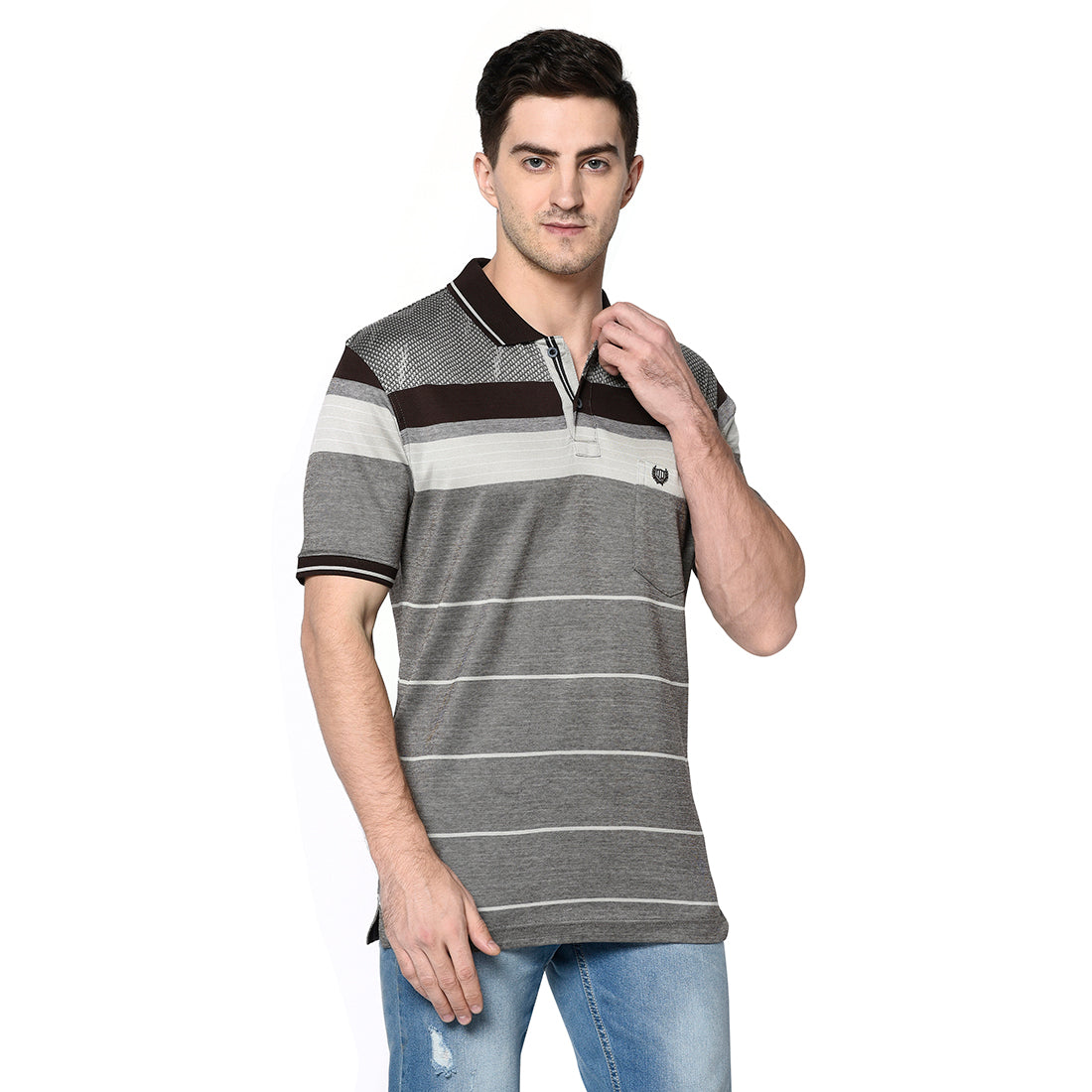 Duke Stardust Men Half Sleeve Cotton T-Shirt (LF4694)